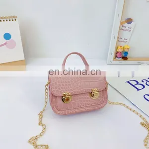 Kids Girls Pu Leather Crossbody Bag Children Mini Purse Shoulder Messenger Bag Handbag Satchel Bag thumbnail-3