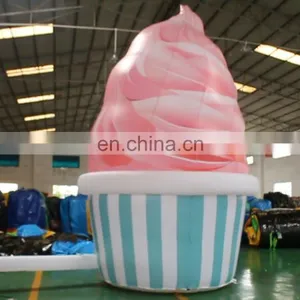 Giant Inflatable Sweet Canister , Inflatable Ice Cream Vert Cartoon Model For Advertisement Promotion ,Shop thumbnail-1