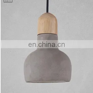 Подвесные светильники из цемента для кухни и ресторана с LED подсветкой для декорации 2020 года thumbnail-6