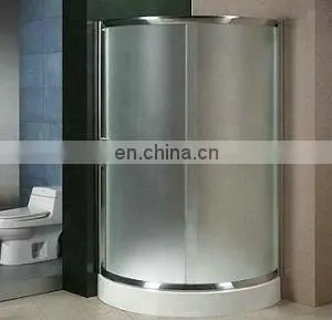 8MM 10MM 12MM 15MM 19MM Tempered Curved Glass Shower Door thumbnail-6