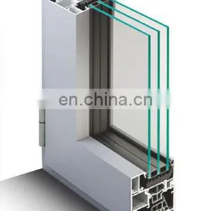 Shengxin New Design Double Glazed Slide Aluminium Frame Sliding Frosted Glass Window With Mosquito Net thumbnail-4