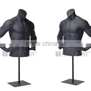 Sports Mannequin Adjustable Bracket Upper Body Men Dummy Half Body Model NI-6 thumbnail-2