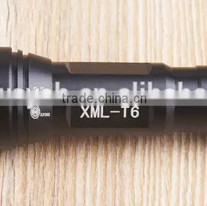 10W Aluminum Strong Bright t6 Zoomable Flashlight thumbnail-2
