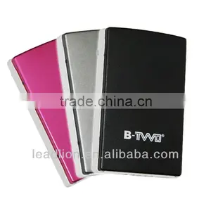Aluminum Supper Mobile Power ED804 13000mAh Two USB Output Power Bank Portable External Battery Universal Battery Charger thumbnail-1