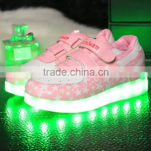 2016 LED Light up Shoes USB Charging Luminous Sneakers Shoes Most Popular Express thumbnail-1