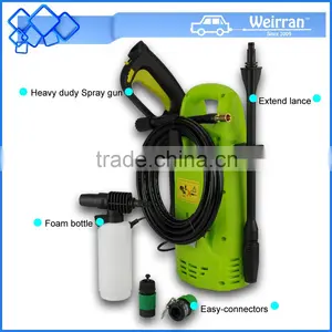 (1043) Compact Size 130bar High Pressure Car Washing Machine, Portable High Pressure Car Washer thumbnail-1
