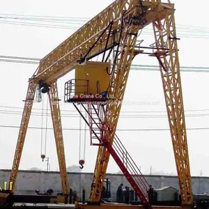 50/10 Ton Double Beam Electric Traveling Gantry Crane Truessed Type Cabin Control thumbnail-1