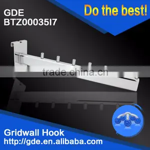 Gridwall Oval Tube Iron Coat Hooks for Clothing Store thumbnail-1