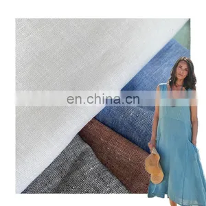 Cotton Linen Dresses Women Linen Yarn Clothing Woven Linen Cotton Fabric thumbnail-1