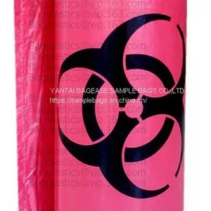 Biohazard Waste Disposal Bags Drawstring, Gallon Capacity, Medical Garbage Bags, High- Temperature Resistant thumbnail-5
