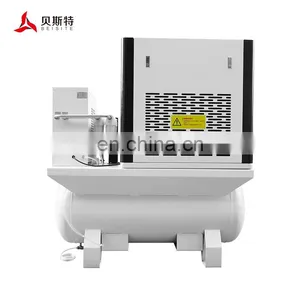 Permanent Magnet All in One Screw Compressor 7.5/11/15/22kw Air Cooling Combined Screw Air Compressor for Sale thumbnail-3