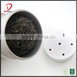 China Manufacturer Private Label Metal Handle Retractable Shaving Brush thumbnail-6