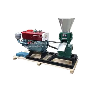China Manufacture Chicken Cattle Livestock Fish Poultry Pig Animal Feed Pellet Mill Diesel Feed Pellet Making Machine thumbnail-2