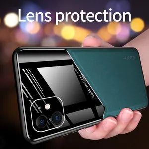 New Eye Protecting Leather Pattern Phone Case For IPhone 6 7 8 Plus X Xr 11 12 13 14 Pro Max Fine Hole Magnetic Suction Case thumbnail-5