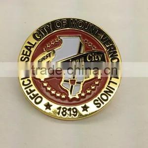 2014 Custom Soft Enamel Metal Badge /Custom Soft Enamel Glitter Baseball Trading Pins Factory thumbnail-1