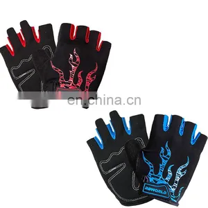 Wholesale Hand Gloves for Cycling Half Finger Bike Racing Gloves for Riding Unisex Mountain Bike thumbnail-1