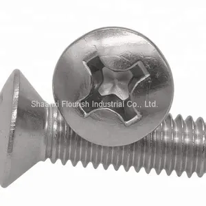 Metric Cross Recessed Screw , Phillips Raised Countersunk Head Machine Screw thumbnail-2