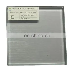 6+4mm Laminated Tempered Glass Heat Strengthened Safety Glass PVB Laminated Glass thumbnail-1