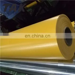 Germany Standard b1 Waterproof 650gsm Canvas PVC Coated Tarpaulin Fabric Roll For Truck Cover Side Curtain thumbnail-4