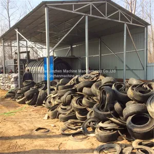 10ton 12ton 15ton Automatic Feeding Waste Tyre/Plastic Pyrolysis Machine For Fuel Oil thumbnail-1