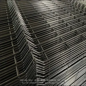 PE Coated and PVC Coated Welded Wire Fencing Curvy Welded Wire Mesh Fence/BOLI WIRE MESH QUALITY WELDED WIRE FENCING thumbnail-1