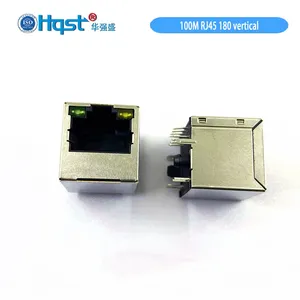 H1152E01A 100M Ethernet Filter 1X1 Port 180 UP Vertical Magjack RJ45 Female Connector 8p8c Cat5 Modular Jack/Socket thumbnail-4