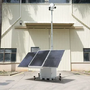 HiCUBE Solar Surveillance Tower With 3*450W Solar Panels High Power for Outdoors Security thumbnail-4