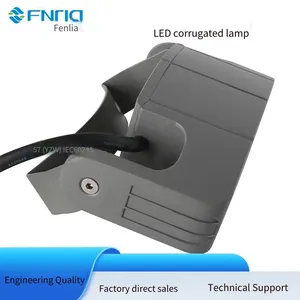 6w Led Outdoor Waterproof Corrugated Lights, 2*6w High and Low Voltage Ancient Town Tile Lights, Led Corrugated Spotlights thumbnail-4