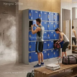 Outdoor Weatherproof ABS Lockers | Waterproof Public Facility Storage Custom Color Options thumbnail-5