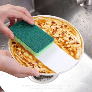Durable Cellulose Dish Sponge Long-Lasting Kitchen Cleaning Pad thumbnail-4