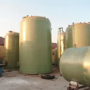 FRP Sodium Hydroxide Storage Tank 0.5 Inch Thickness 5000 Gallon High Tensile Strength for NaOH thumbnail-2