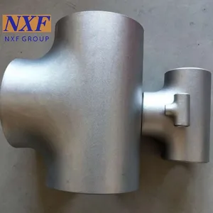 NXF UNS N10276 2.4819/NiMo16Cr15W/C276 OD DN15-1200 Nickel Alloy Butt Welding Straight or Reducing Tee thumbnail-1