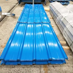 China Factory Corrugated Roofing Sheet Zinc Coated Sheet Metal For Sale thumbnail-5