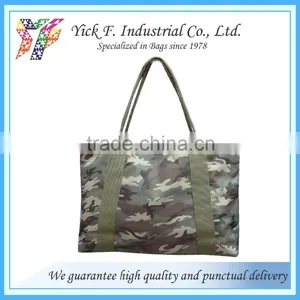 Cool Miltary Soldier Green Camouflage Polyester Tote Bag for Men thumbnail-1