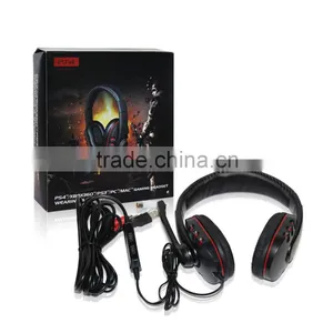 2016 New for PS4 / XBOX360 / PS3 / PC 4in1 Wired Stereo Headphone With Mic thumbnail-1