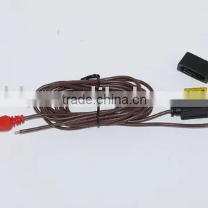 Stripped and Modling UL1015 20AWG Brown of Wire Crimp & Molding 8.5mm Ring Termianl Wire Harness thumbnail-1