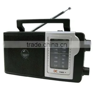 DC Only Classical Design Portable Analogue AM FM Radio thumbnail-2