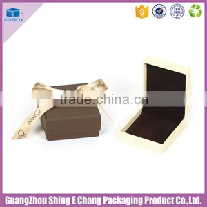 Fancy Custom Logo Ribboned Gift Paperboard Printing Jewelry Packaging Box/cardboard Jewelry Box thumbnail-2