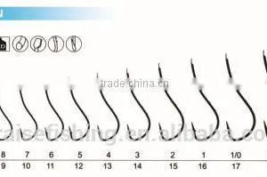 Red Paint High Carbon Steel PR-618 RYUSEN Wholesale Fishing Hook thumbnail-1
