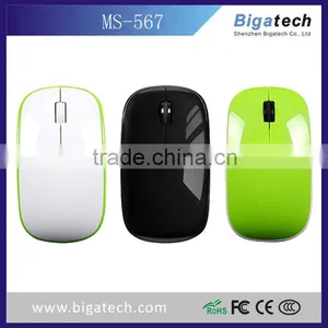 Latest OEM 2.4g USB Computer Mini Slim Ultra-thin Wireless Mouse thumbnail-2