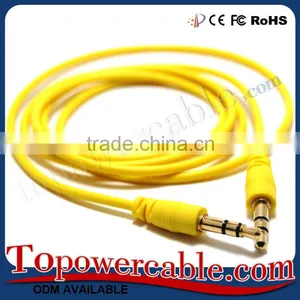 Good Mobile Phone Accessories 3.5mm Auxiliary Input Audio AUX Car Cables thumbnail-4