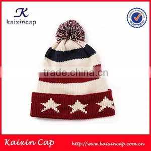 Custom High Quality Stripped Beanies thumbnail-1