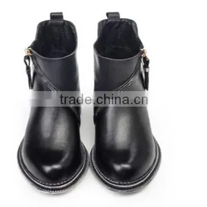 Hot Selling Boots Women Leather Winter White Boots for Women With Low Price XT-DA0759 thumbnail-2
