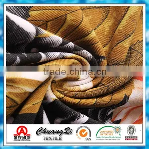DTY Knitted Textile Polyester Spandex Digital Printed Fabric thumbnail-5