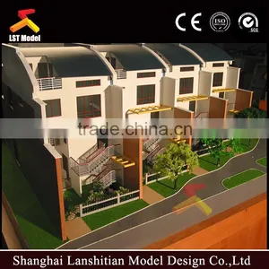 1:500 Scale Villa Model for Domestic Real Estate Building thumbnail-1