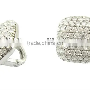 925 Sterling Silver Jewelry Sets With CZ, Wedding Jewellery Set thumbnail-2