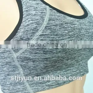 High Quality Ladies Bra Top Seamless Padded Sexy Women Sport Bra thumbnail-3