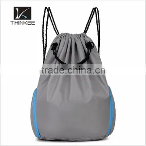 Drawstring Bag Solid Oxford Nylon Outdoor Sports Drawstring Bag thumbnail-6