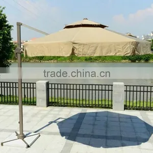 Outdoor Umbrella Wind Resist Standard Size Custom Printing Hexagonal Umbrella Patio Outdoor Umbrella thumbnail-4