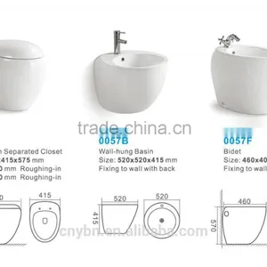 China Supplier Sanitary Ware Ceramic Wall Hung Oilet thumbnail-2